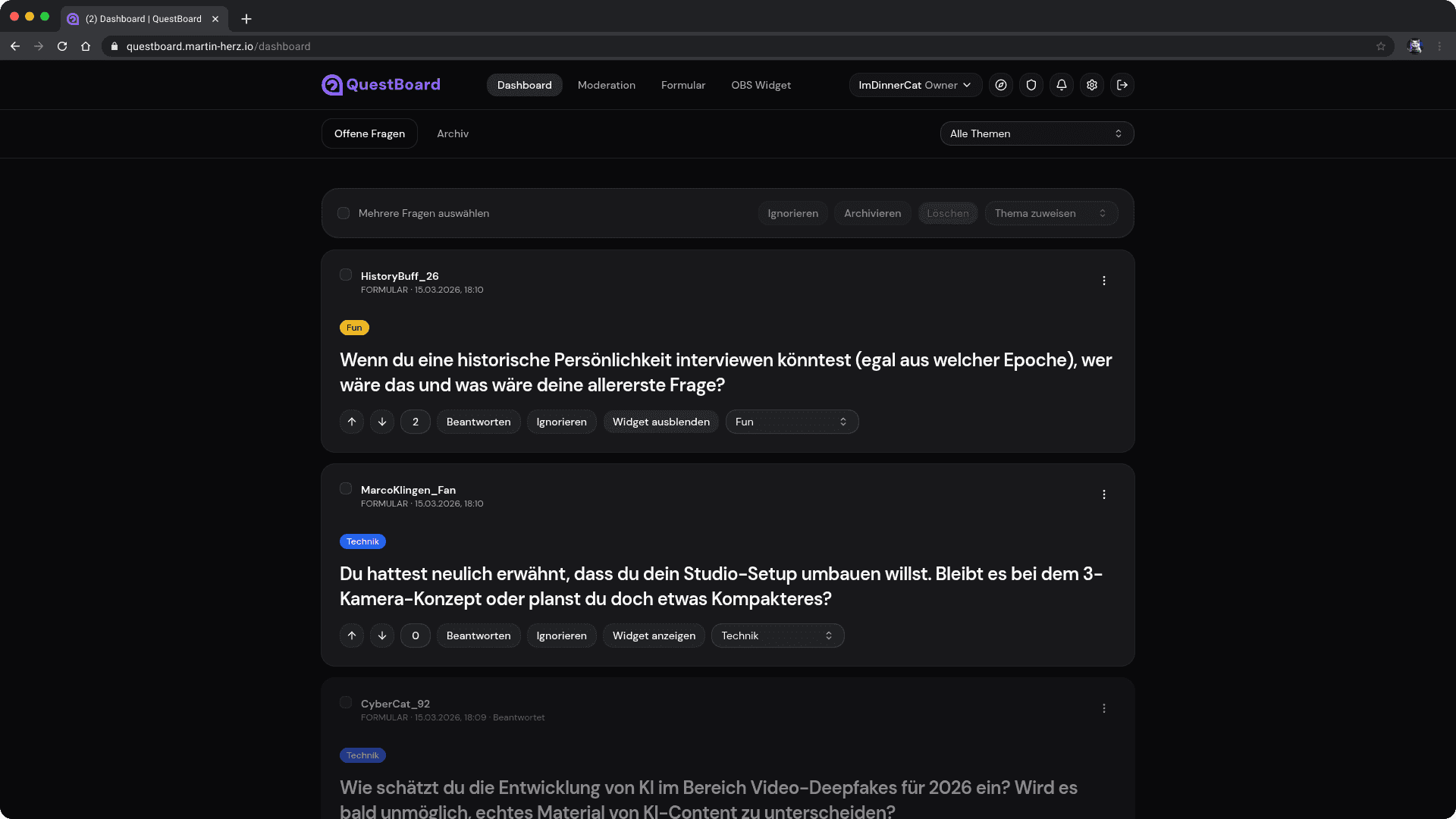 QuestBoard — Bild 1