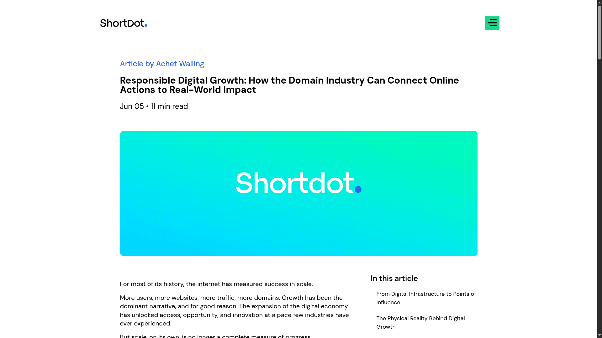 ShortDot — Vorschau 4