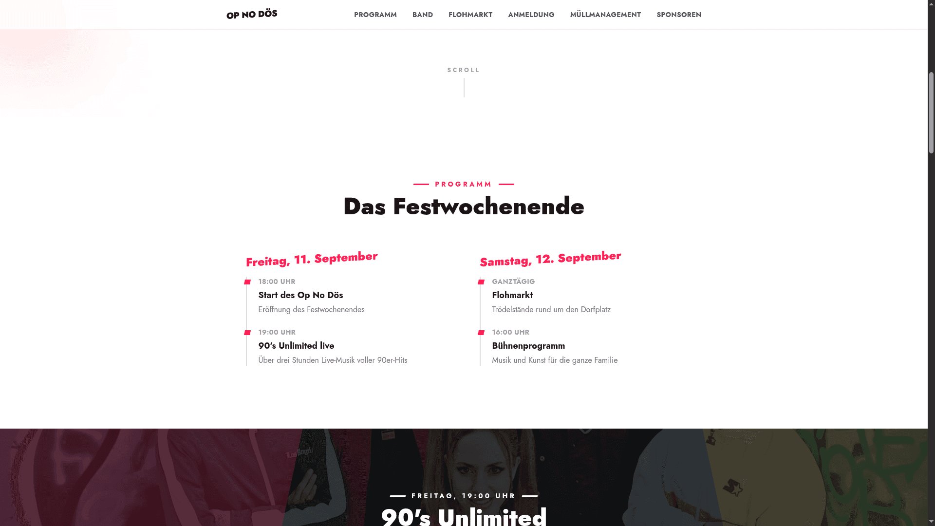 Op No Dös — Vorschau 2