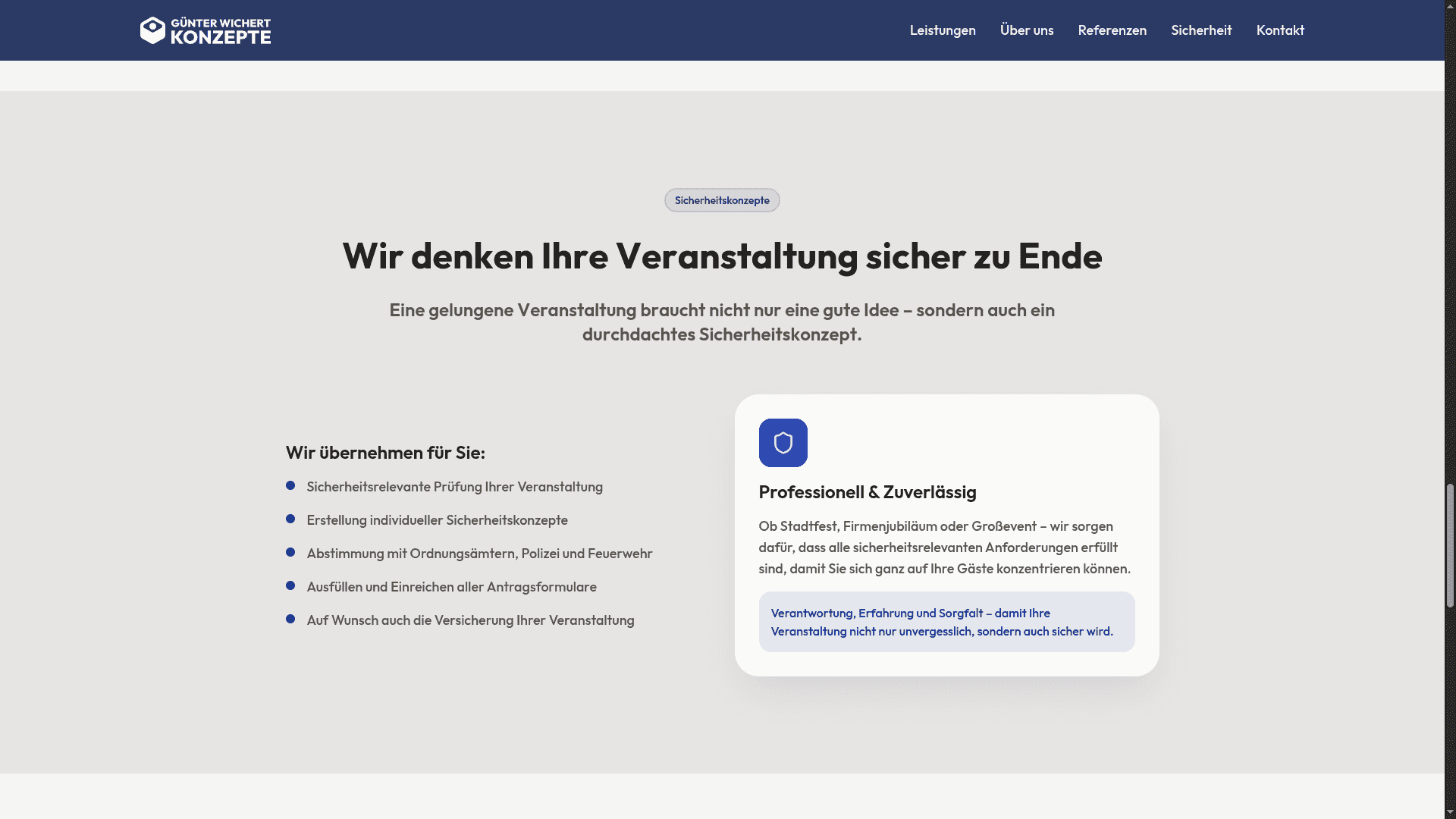 Günter Wichert Konzepte — Vorschau 2