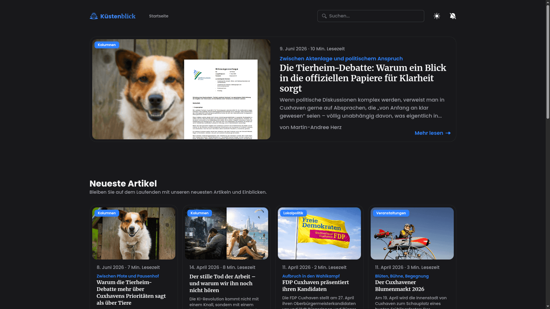 Küstenblick — Bild 1