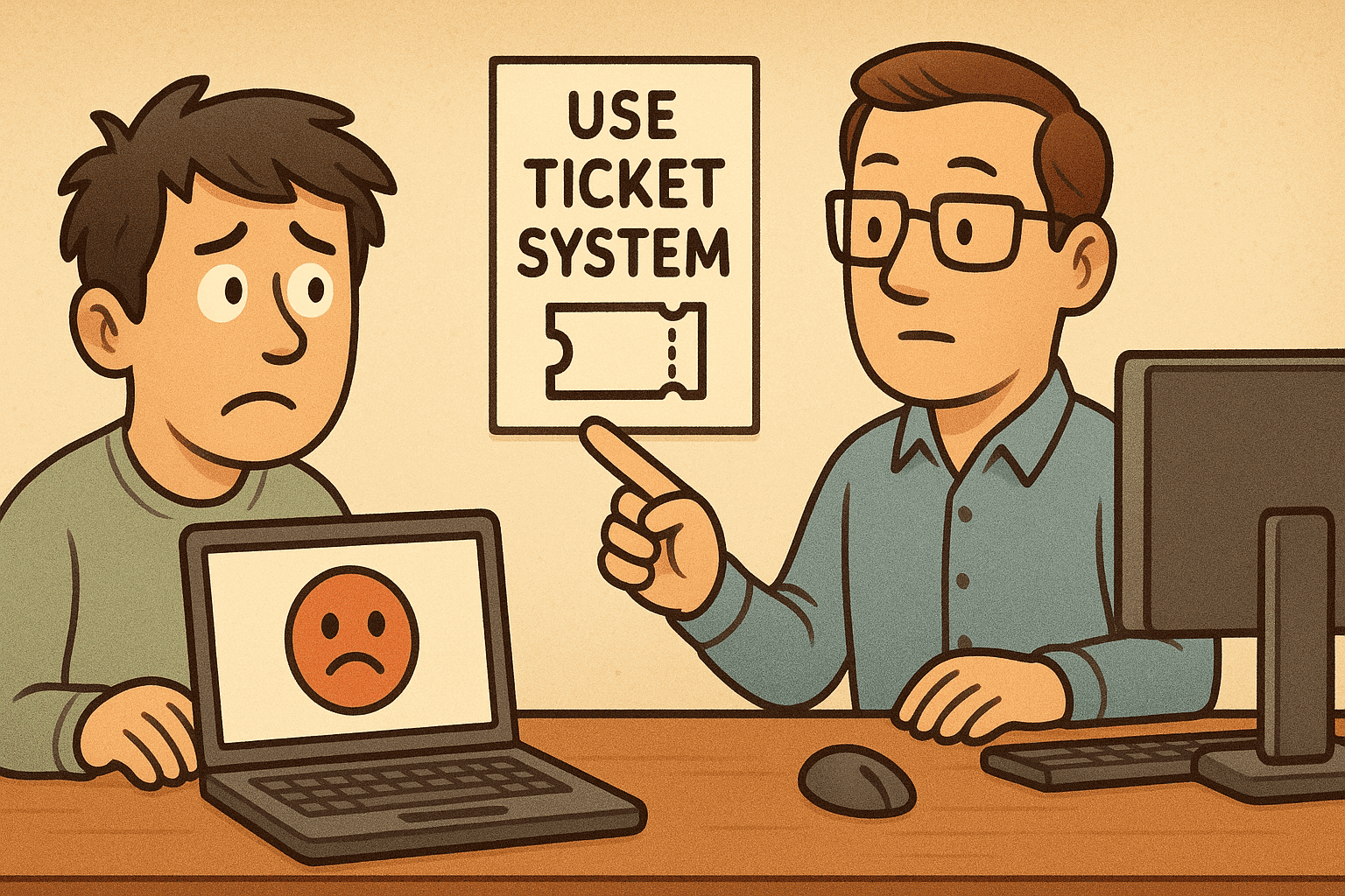 Warum die IT will, dass du ein Ticket erstellst – und nicht "nur mal schnell" anrufst thumbnail
