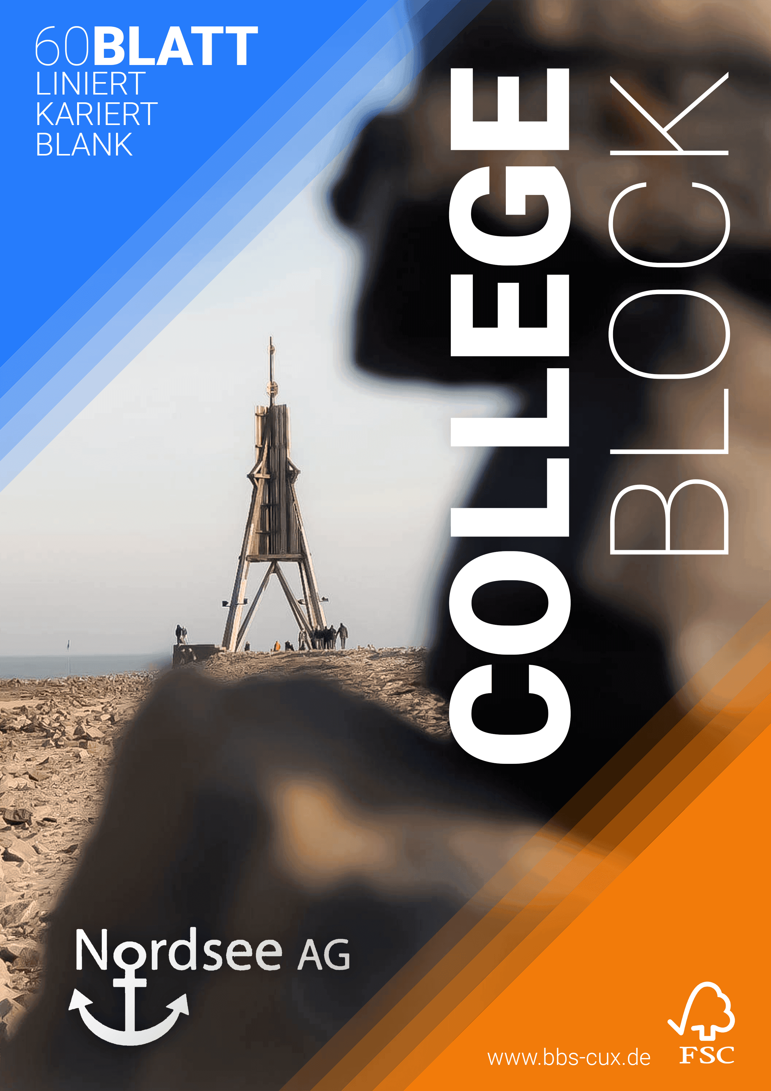 Collegeblock-Cover für die Nordsee AG der BBS Cuxhaven media 1